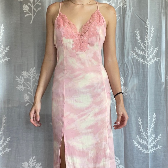 Free People midi satin dress - Picture 3 of 4